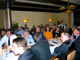 Volles Haus beim Alster Business Club in Norderstedt. Der Business Club für die Wirtschaft in Norderstedt live im Lindenhof.